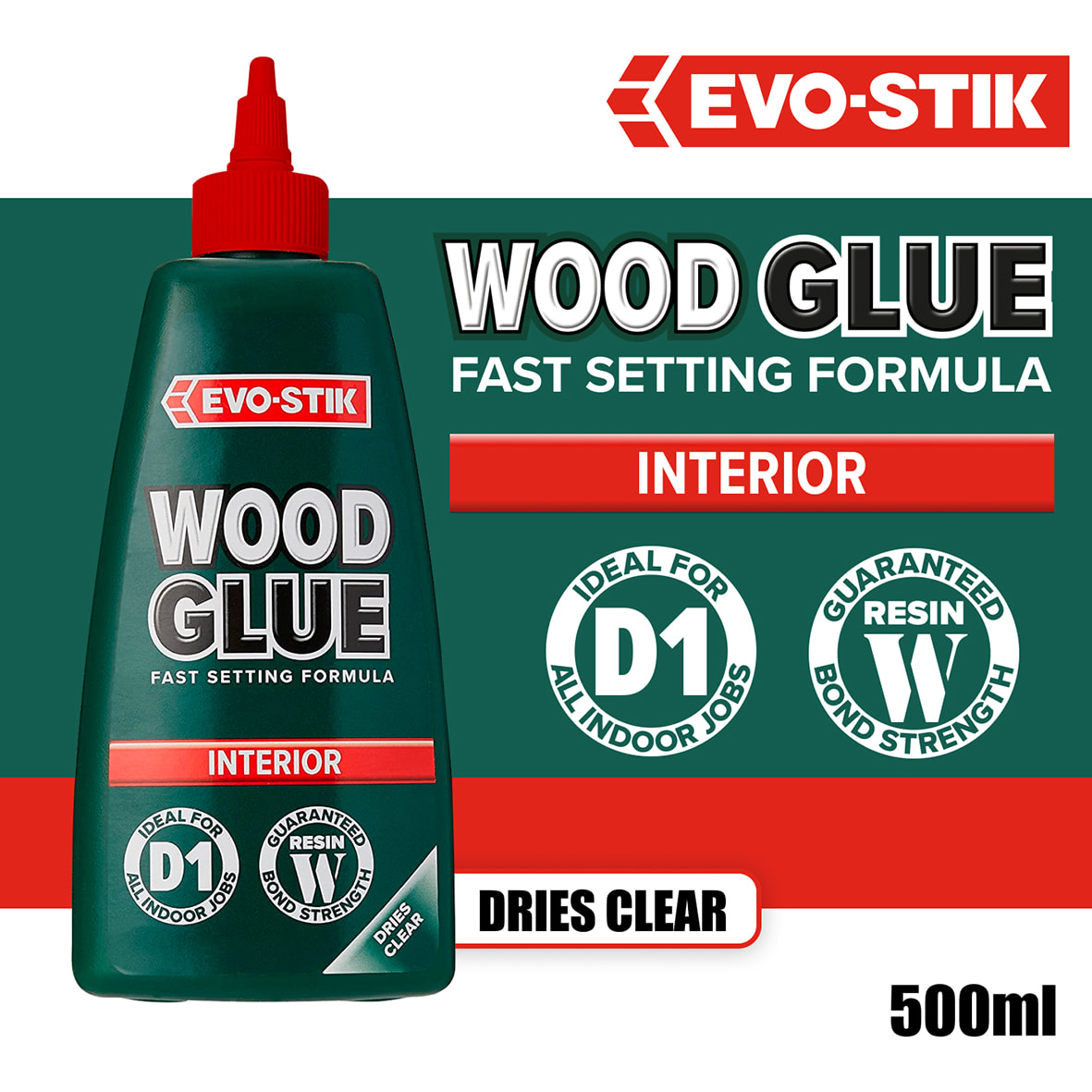 Interior Wood Adhesive - 500ml - Clear - view 3