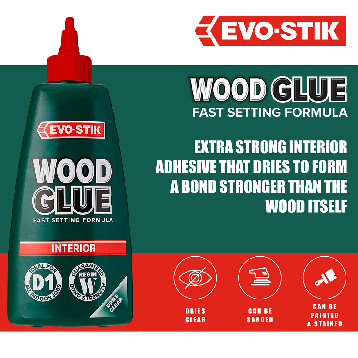 Interior Wood Adhesive - 500ml - Clear - view 4