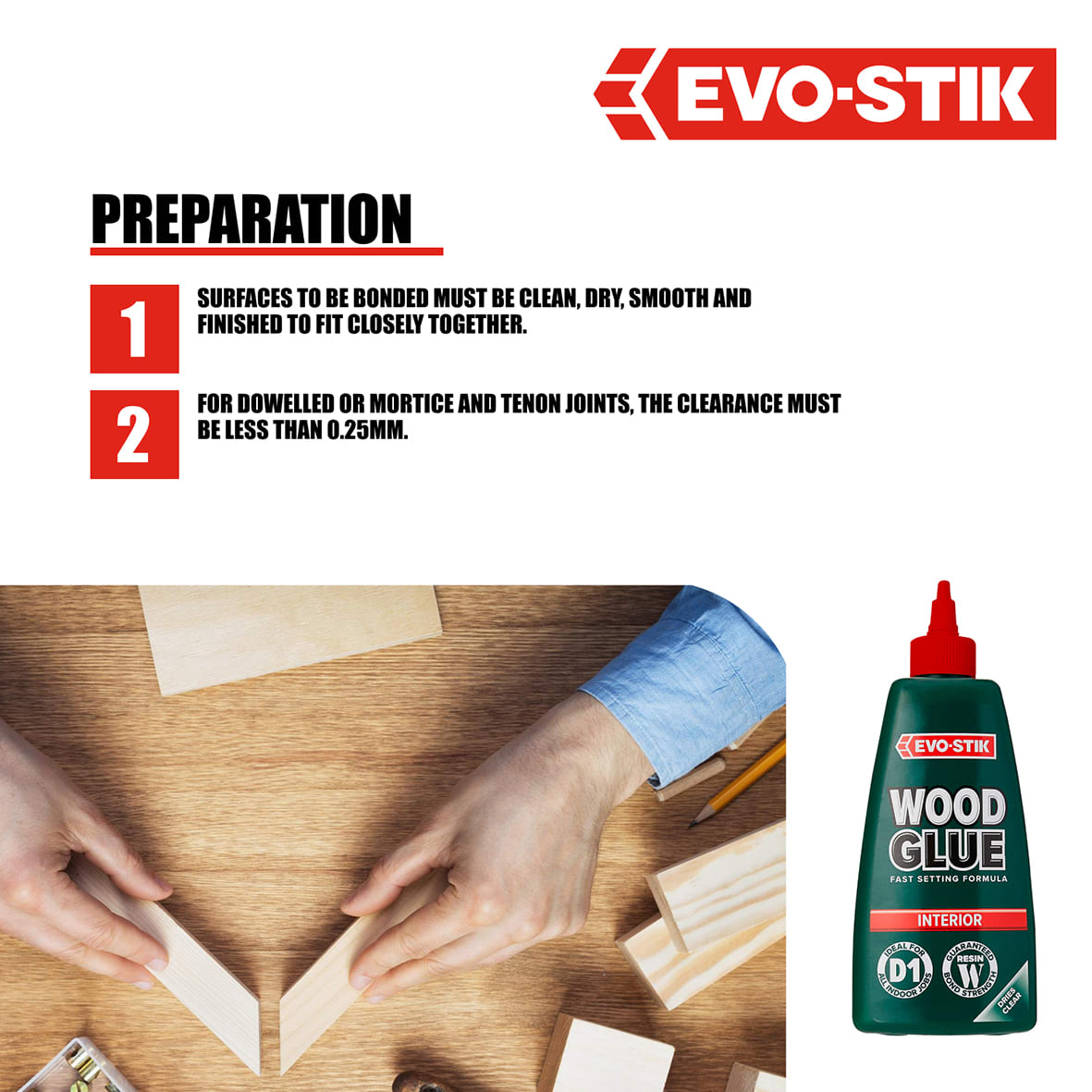 Interior Wood Adhesive - 500ml - Clear - view 7