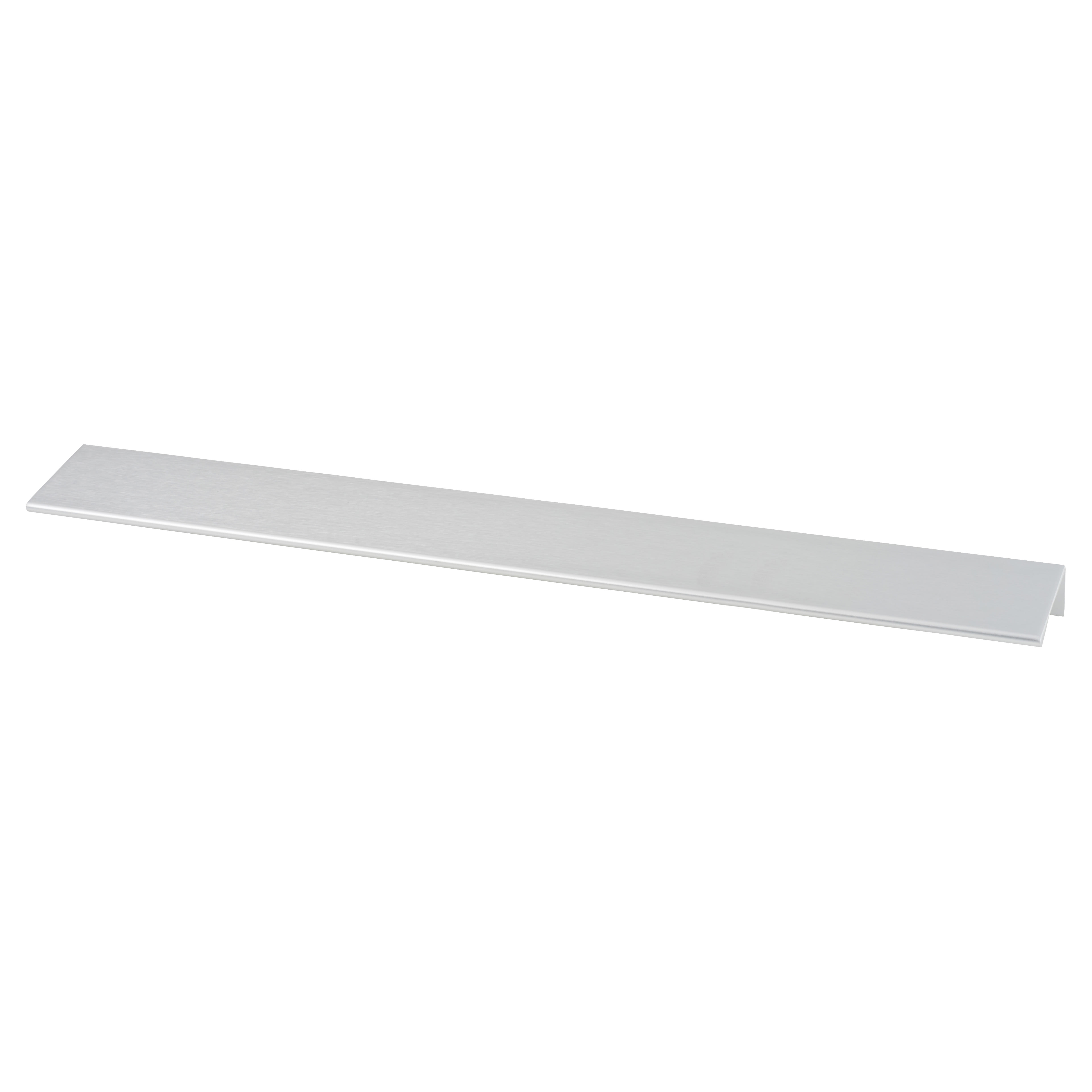 Serva Lipped Edge Cabinet Pull Handle - 320mm Centres - Brushed Aluminium - view 2