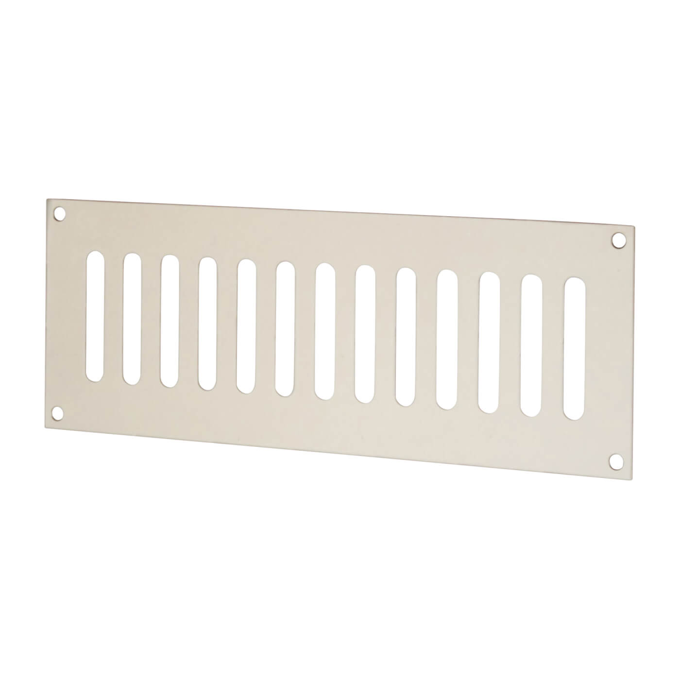 Plain Slotted Vent - 242 x 89mm - 4800mm² Free Air Flow - Polished Stainless Steel - view 2