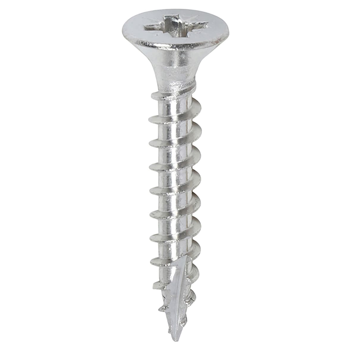 Classic Pozi Countersunk Wood Screws - 4.0 x 25mm - A2 Stainless Steel - Pack of 200 - view 3