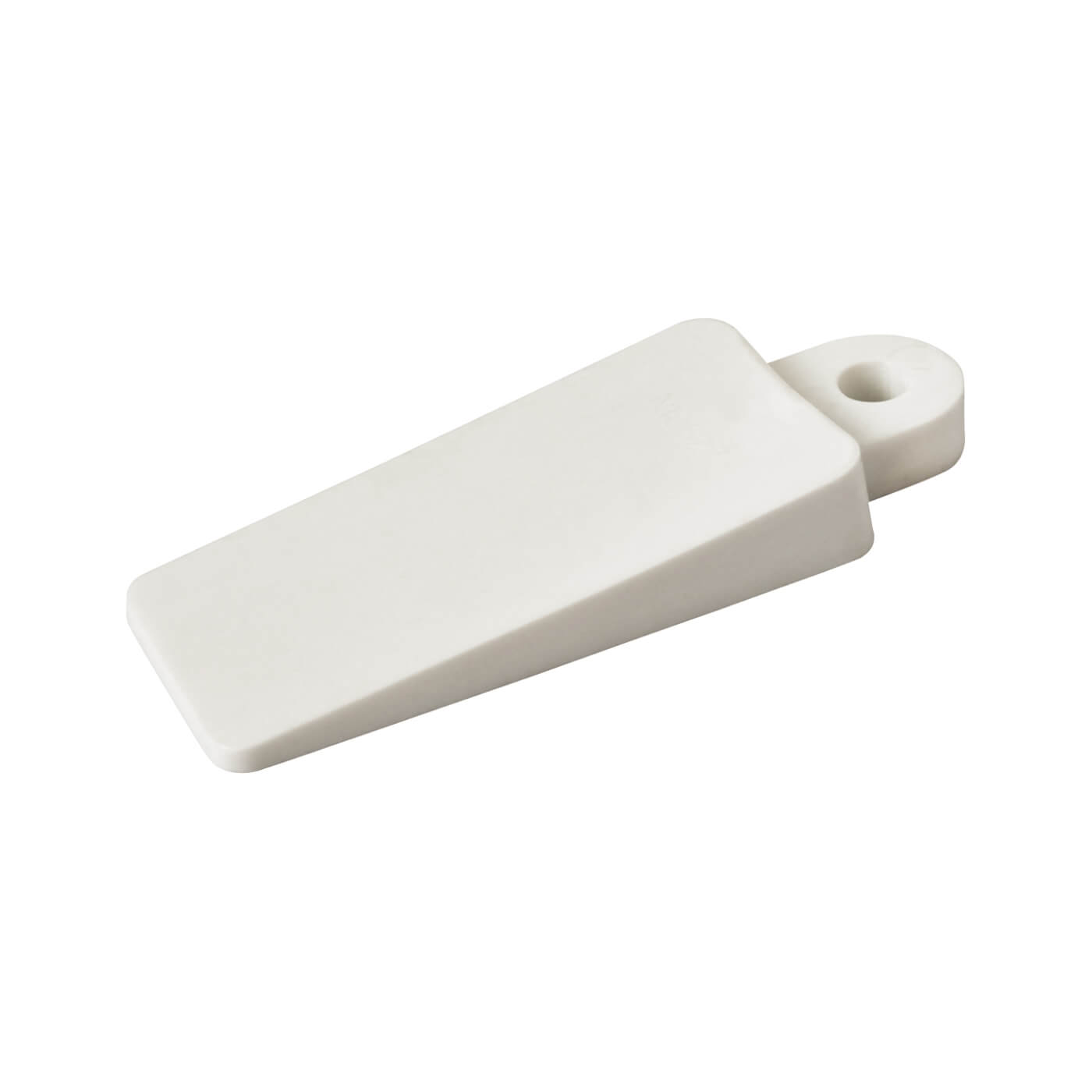 Door Wedge - 58 x 20mm - White Rubber - Pack of 10 - view 2