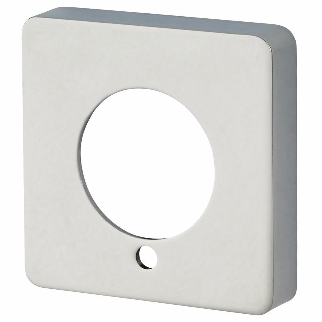 Square Privacy Rose Cover - Polished Chrome - view 3