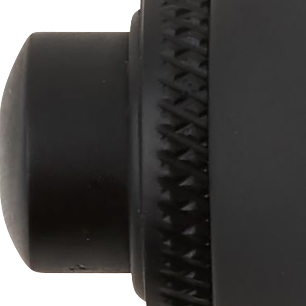 Matt Black Round Bell Push - 65mm Diameter - view 4