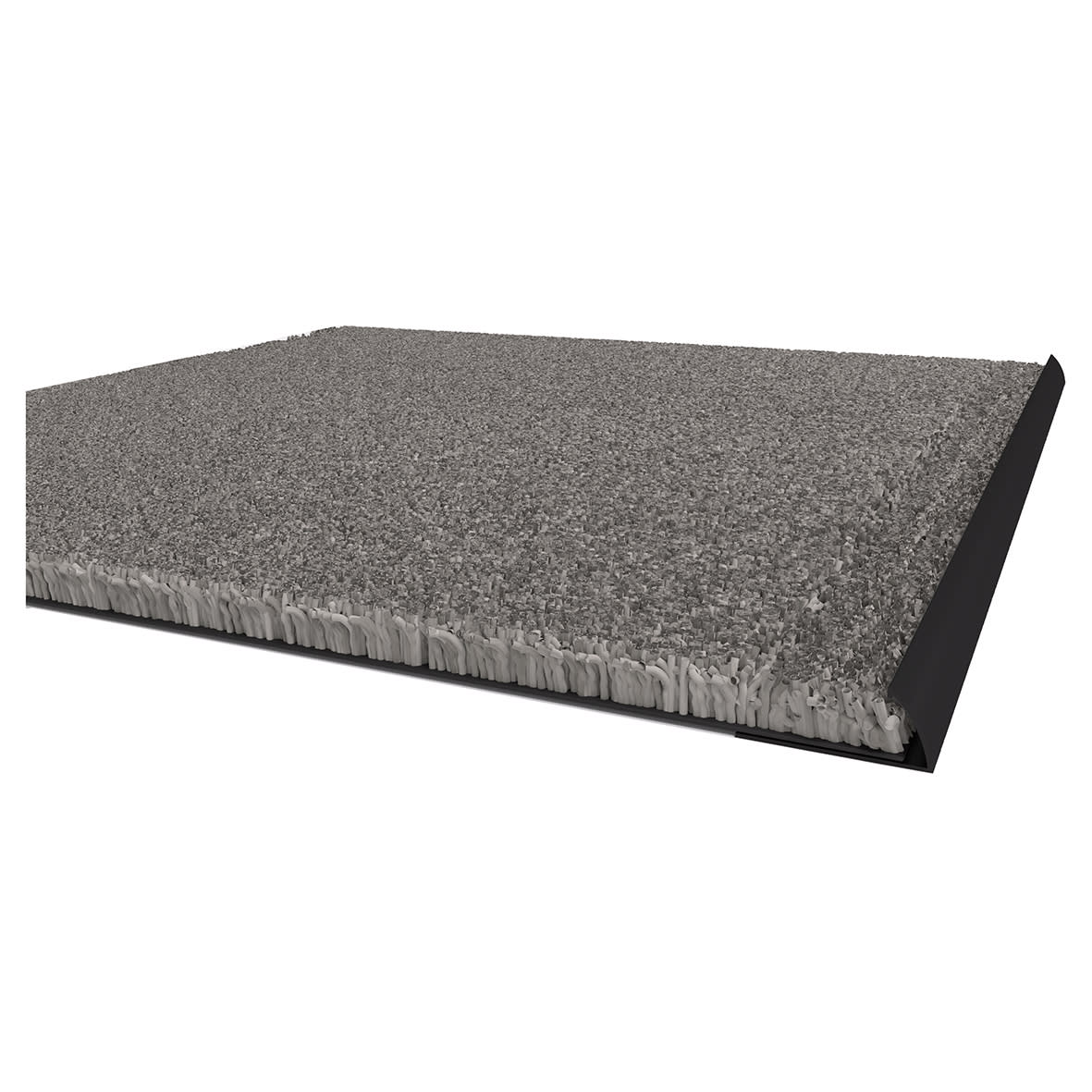 M102 Regency Designer Single Edge Door Bar Carpet Trim - 900mm Length - Black - view 3