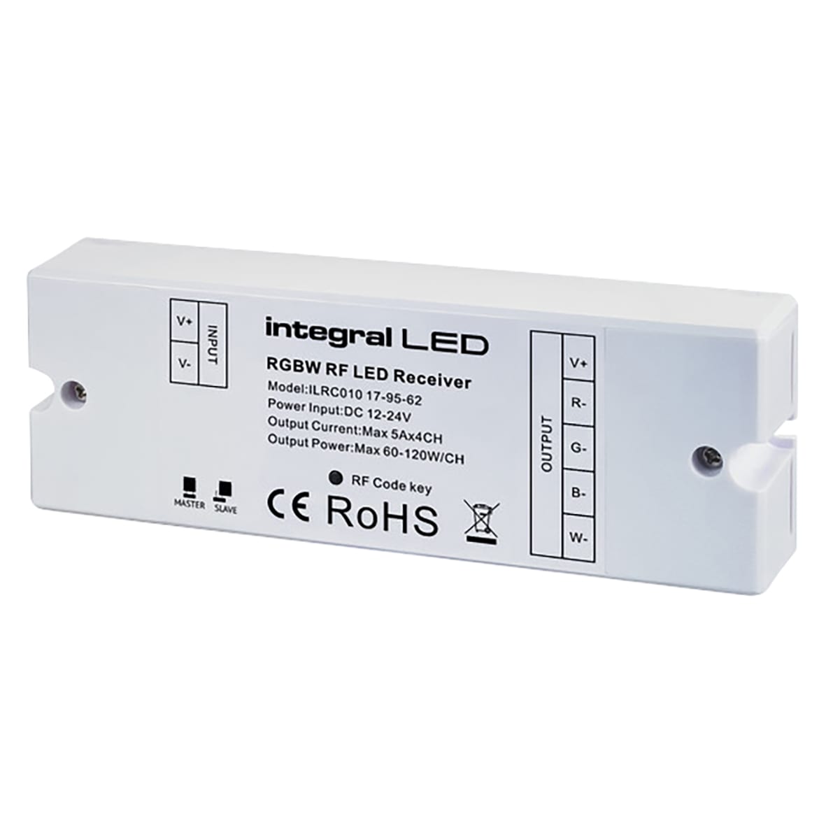 LED 12-24V 180-360W RF Receiver Touch and Button Remote for RGB Strip Lights - White - view 3