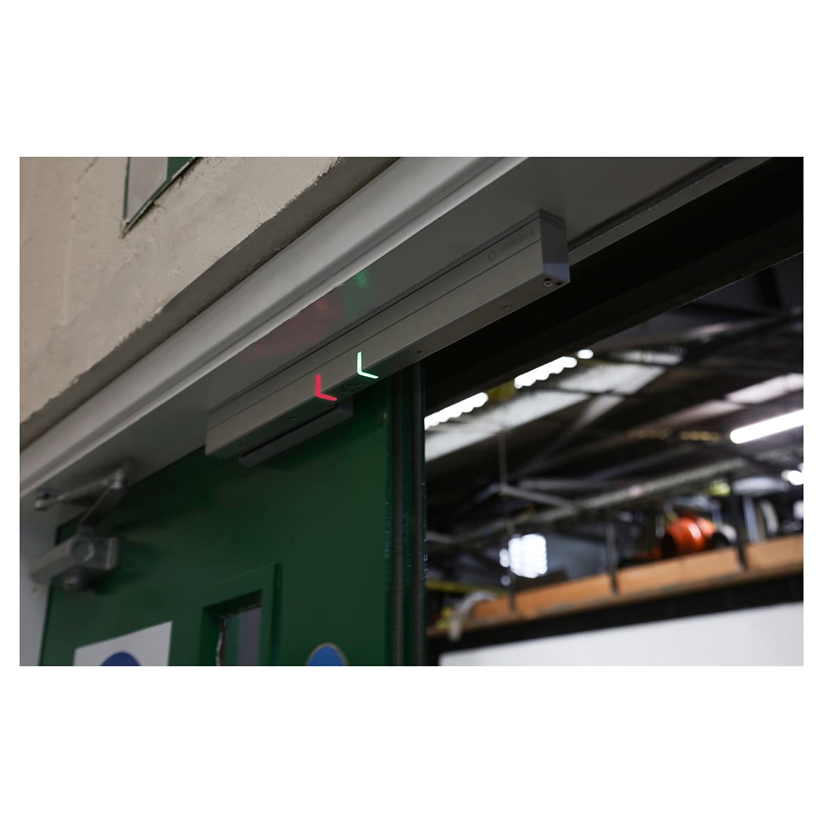 Slimline Electromagnetic Double Door Lock - 280kg Holding Force - 12/24v DC - Monitored - view 2