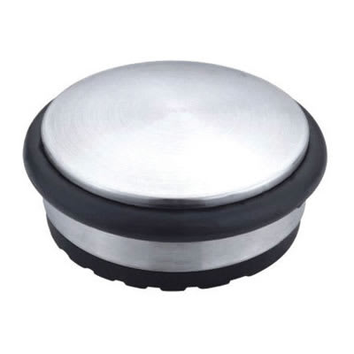 Heavy Duty Puck Door Stop - 94 x 38mm - Satin Stainless Steel - view 2