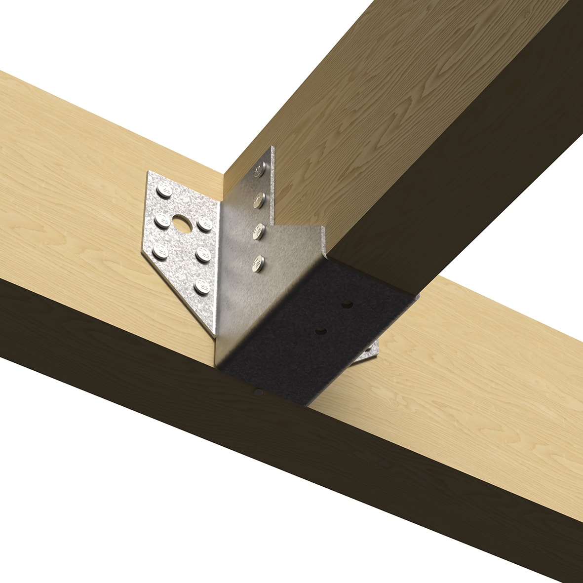 Heavy Duty Face Fixed U Joist Hanger - 47mm Width - 166.5mm Height - view 3