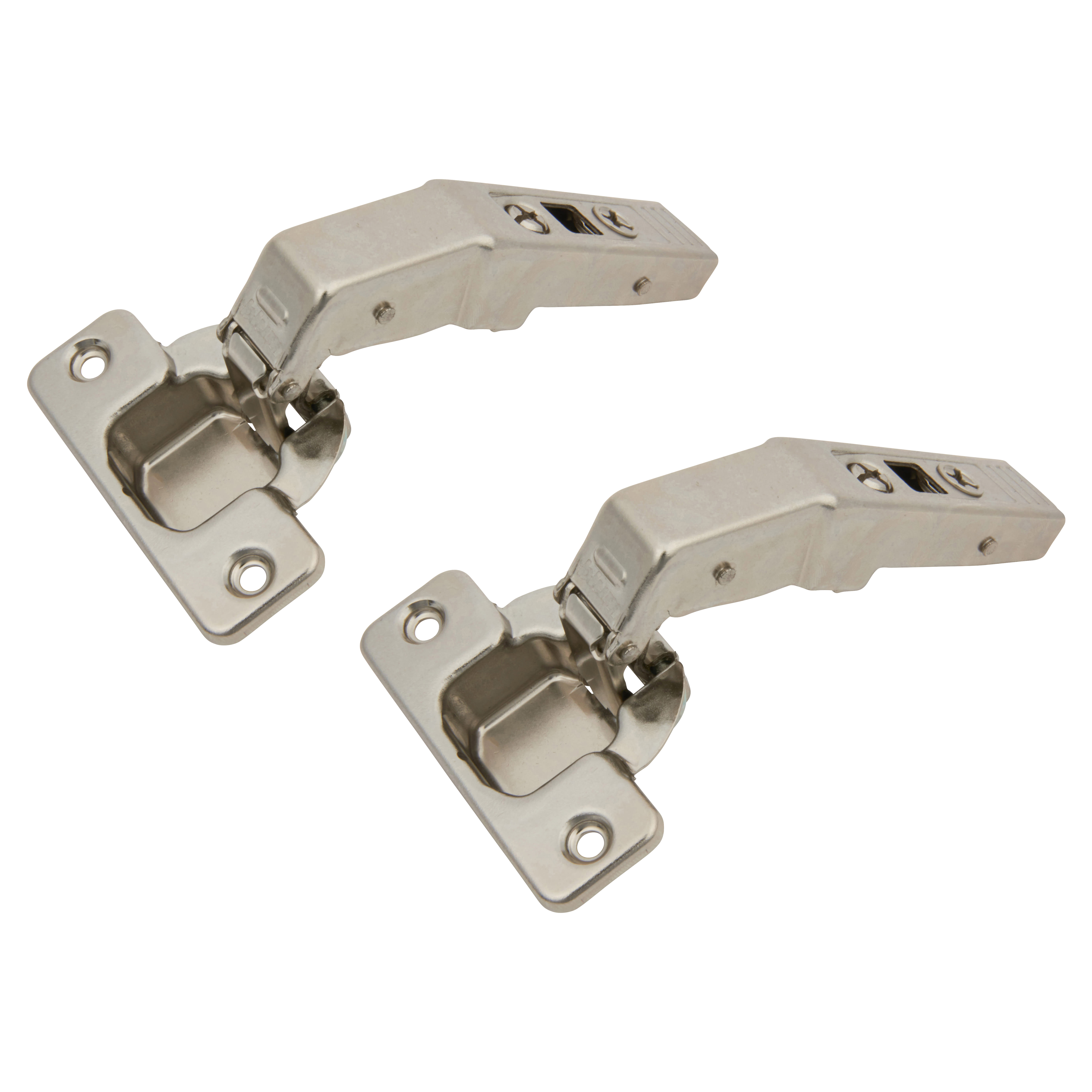 CLIP Top Blind Corner Cabinet Hinge - 95° - Sprung - Inset - Zinc Plated - Pair - view 2