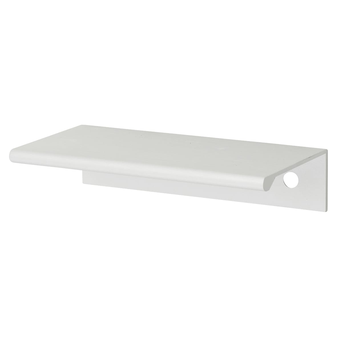 Serva Lipped Edge Cabinet Pull Handle - 64mm Centres - Brushed Aluminium - view 5