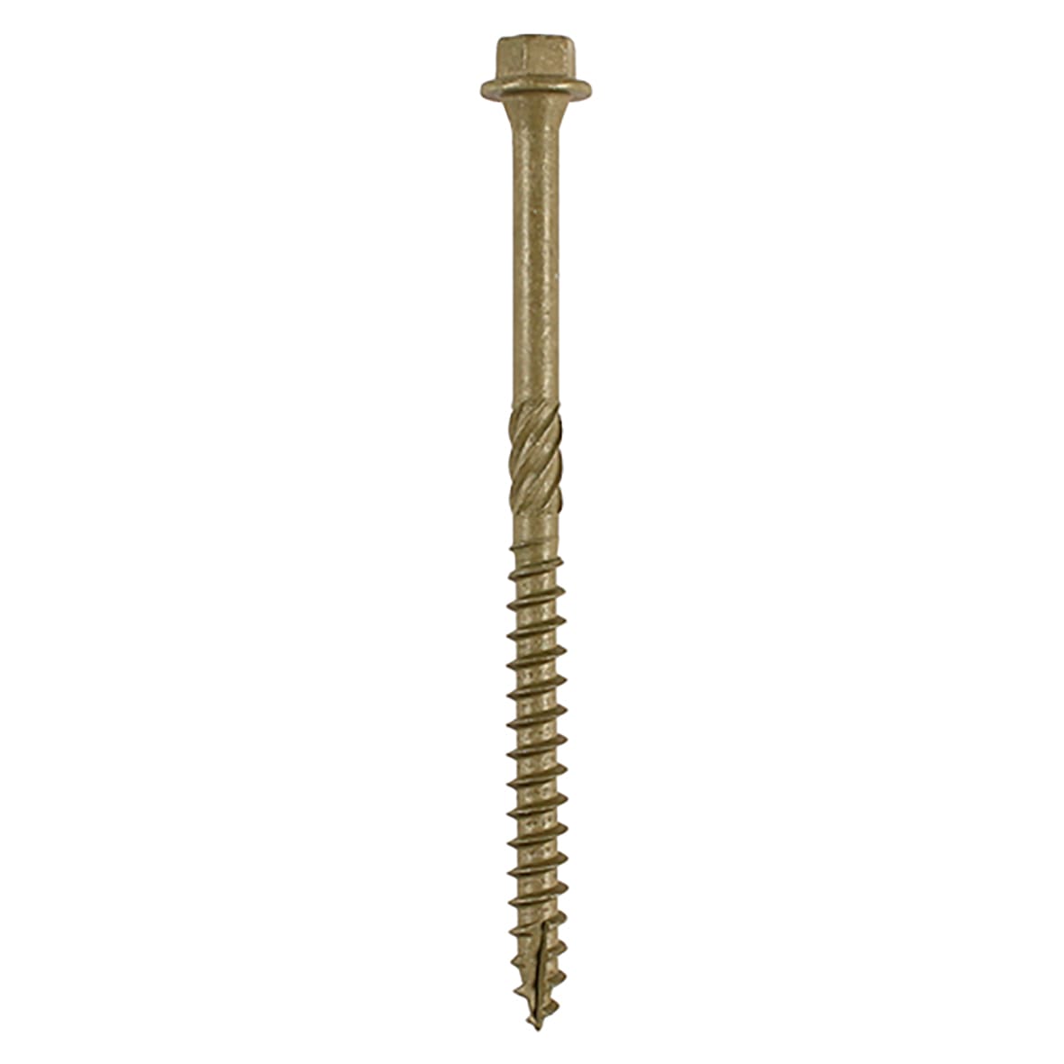 Timber Frame Screws Hex Head - 6.7 x 100mm - Green - Pack of 50 - view 2