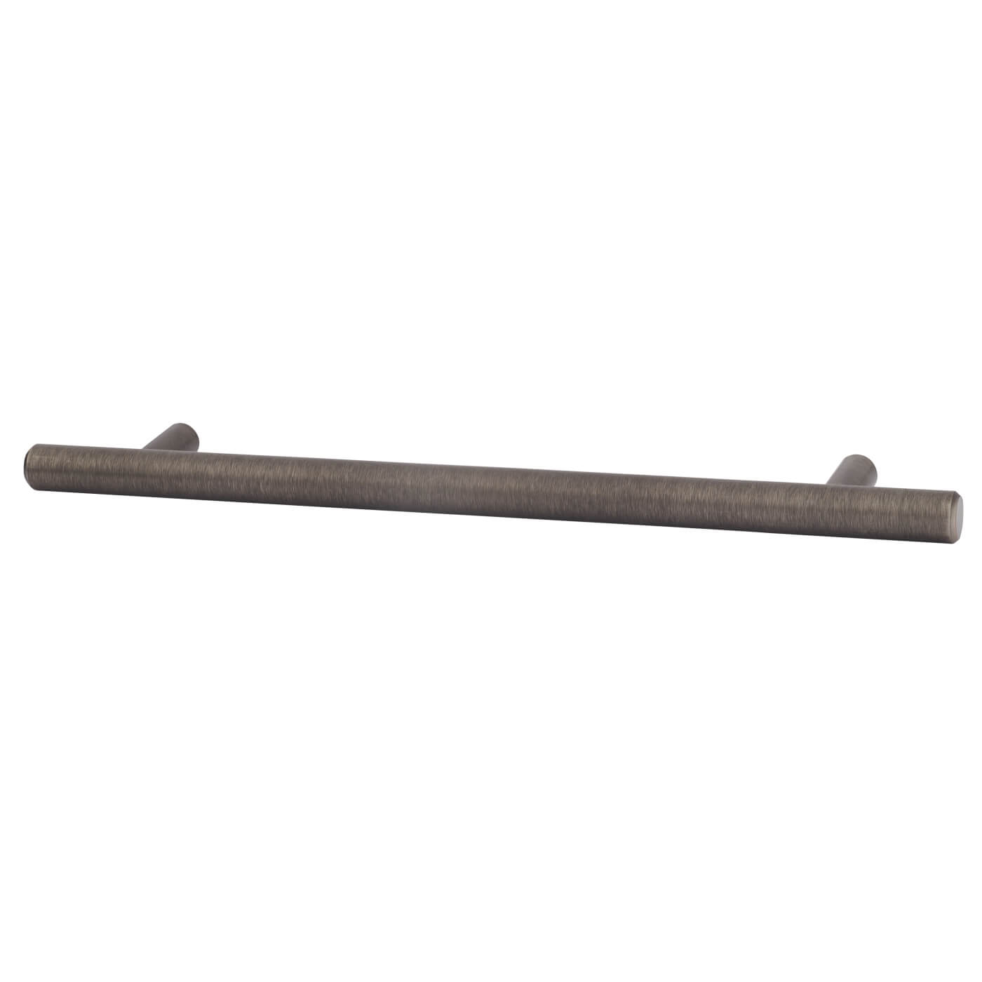 12mm T-Bar Cabinet Pull Handle - 448mm Centres - Brushed Pewter Effect - view 2