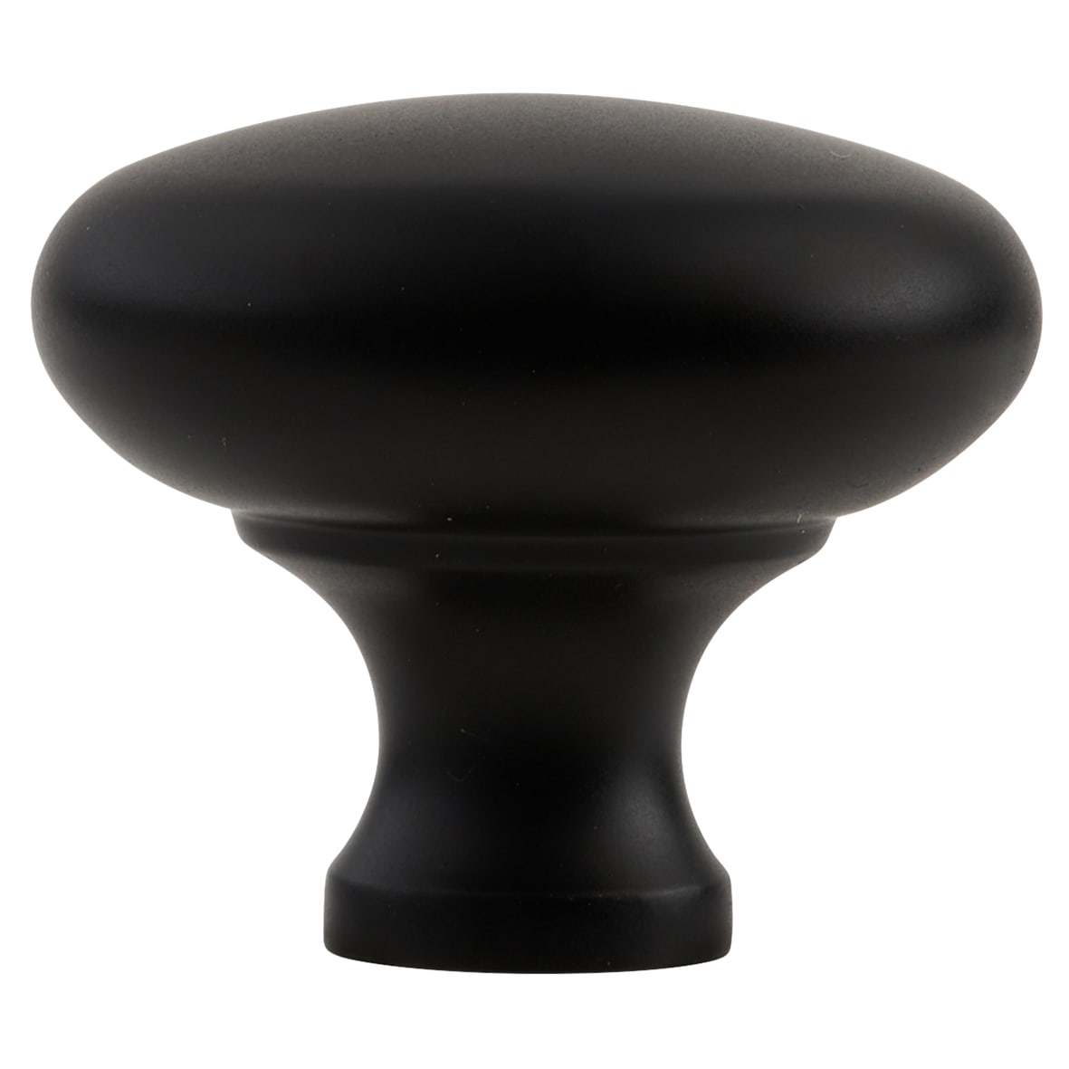 Wade Round Cabinet Knob - 38mm Diameter - Matt Black - view 2