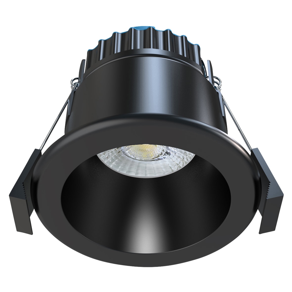 Forum Spa Jenn 8W IP65 Fire Rated Anti-Glare LED Dimmable Adjustable Downlight - CCT - Black/White - view 2