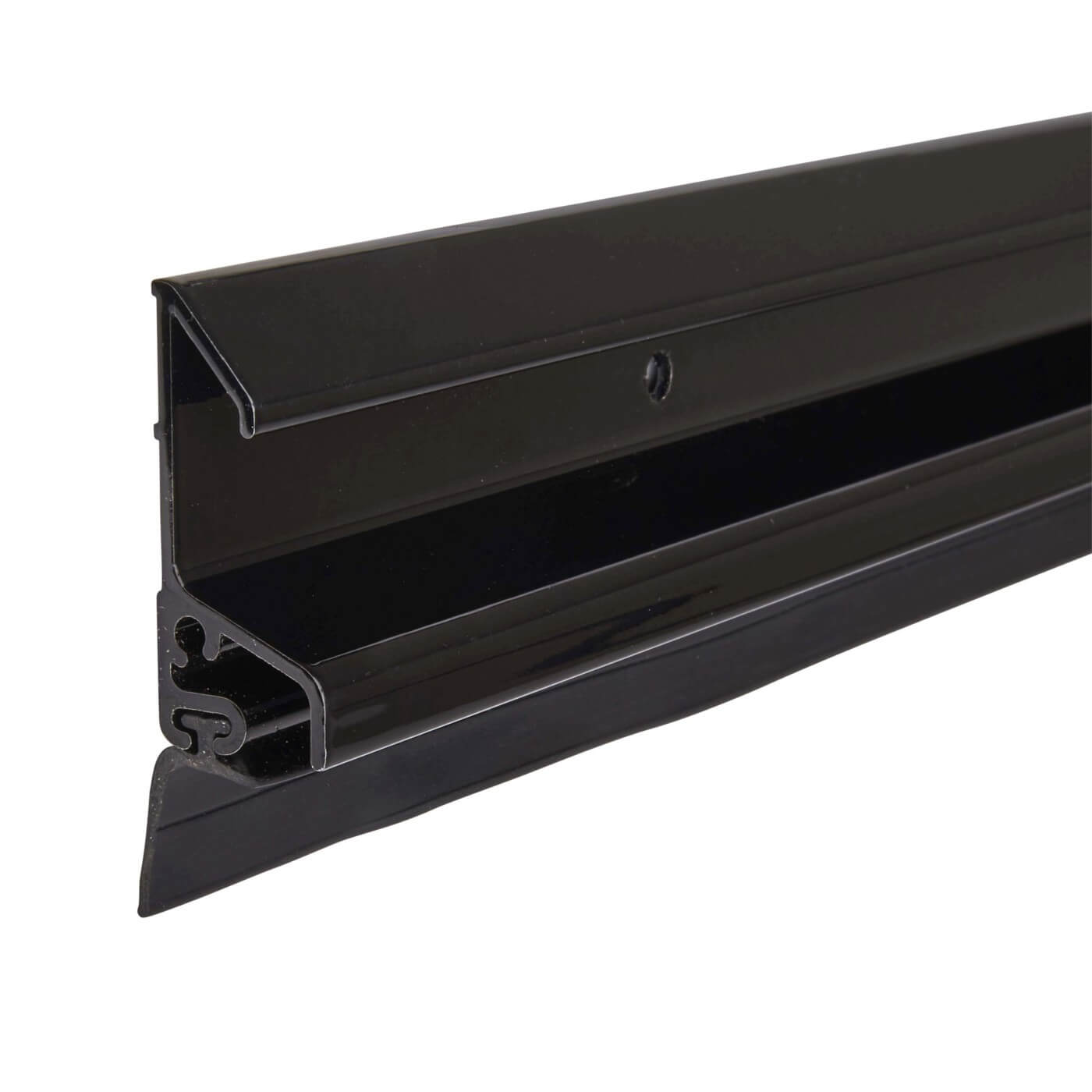 XRD Rain Deflector with Rubber Seal - 914mm Length - Inward/Outward Opening Doors - Black - view 3