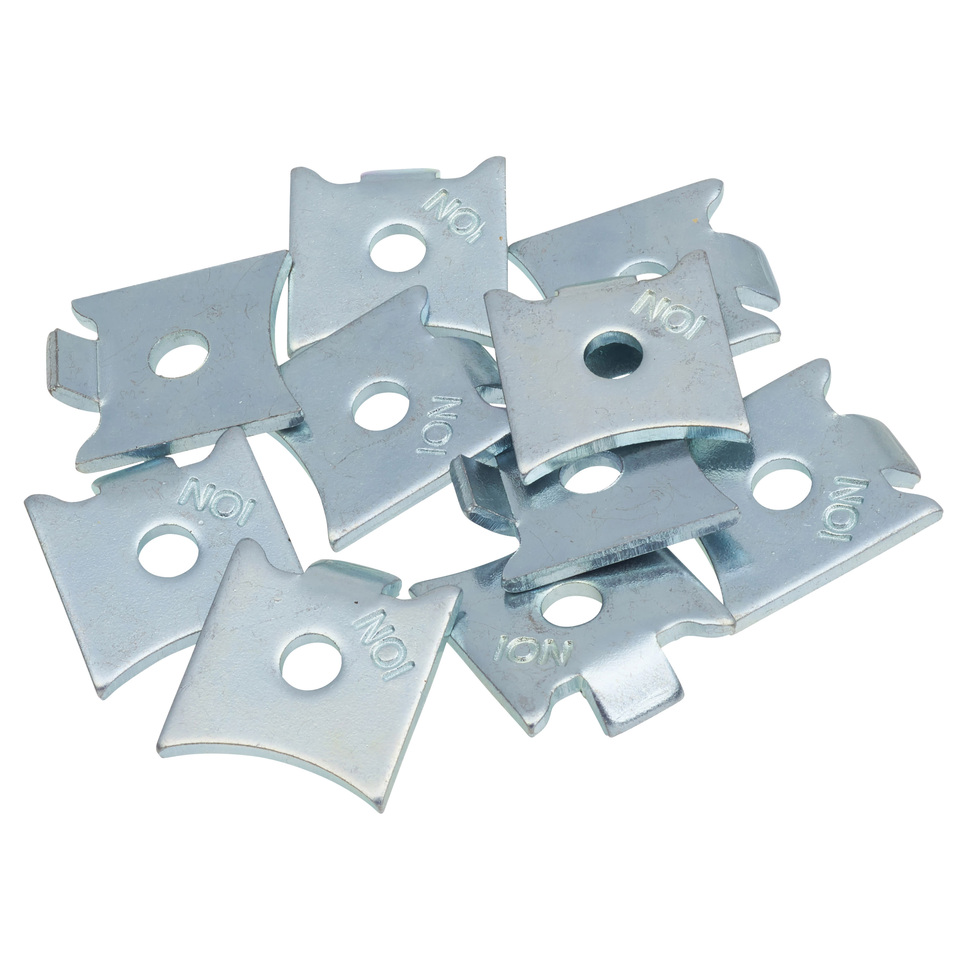 Standard Raised Bookcase Clip - Bright Zinc Plated - Pack of 10 - view 3