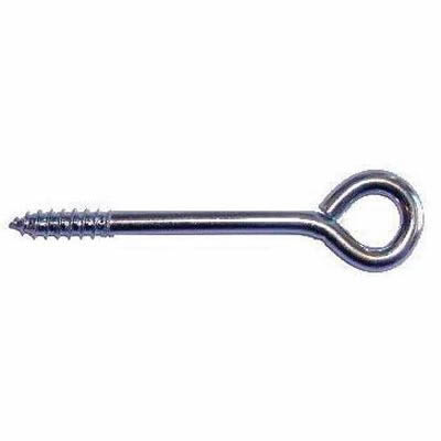 Eyes to Screw - 110mm Length - Zinc Plated - Pack of 10 - view 2