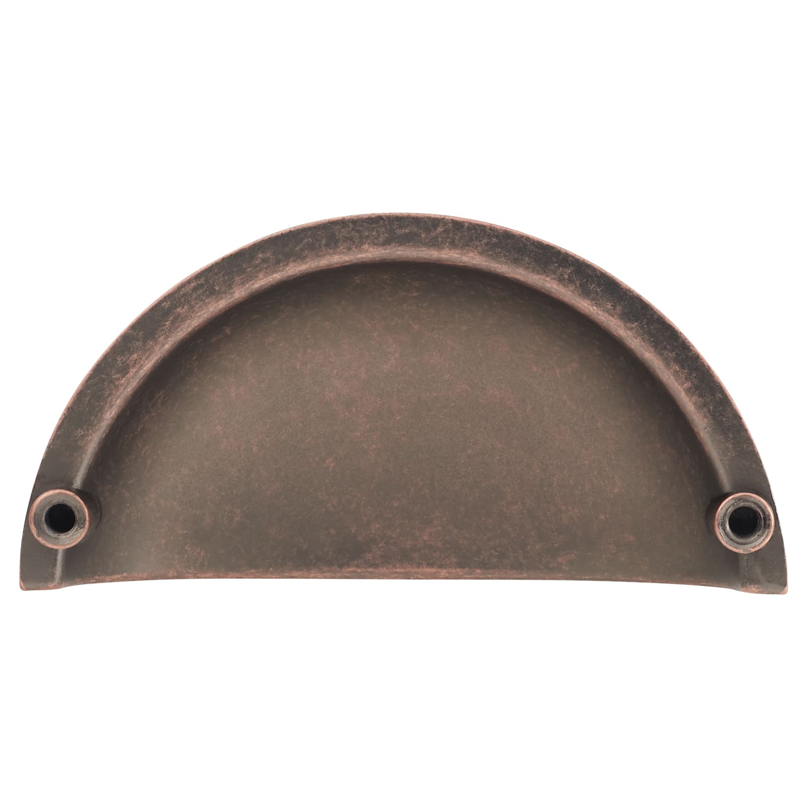 Walton Cabinet Cup Handle - 76mm Centres - Antique Copper - view 3
