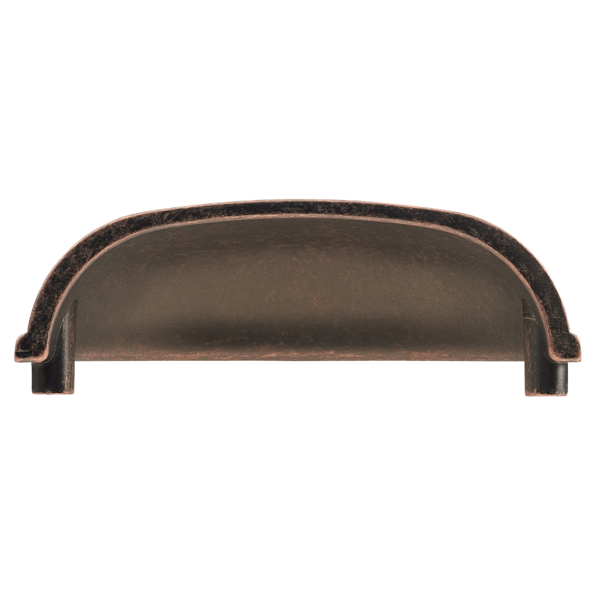 Walton Cabinet Cup Handle - 76mm Centres - Antique Copper - view 4