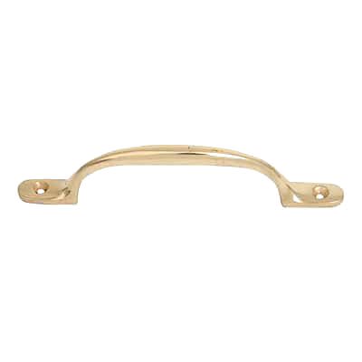 Sash Window Pull Handle - 150mm Length - Polished Brass - view 2