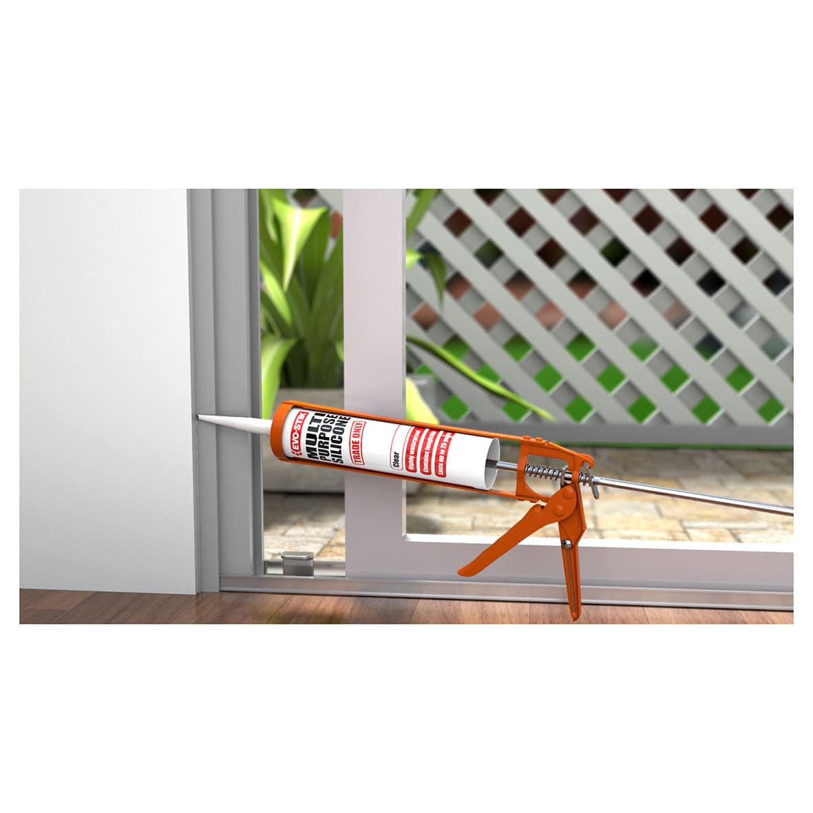General Purpose Silicone Sealant - 290ml - Clear - view 3