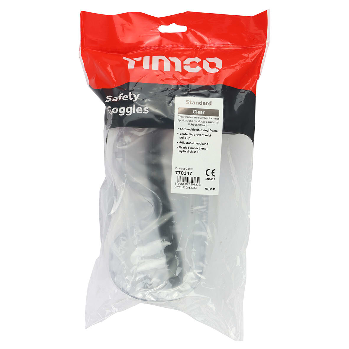 Standard Safety Goggles - - Clear - view 3