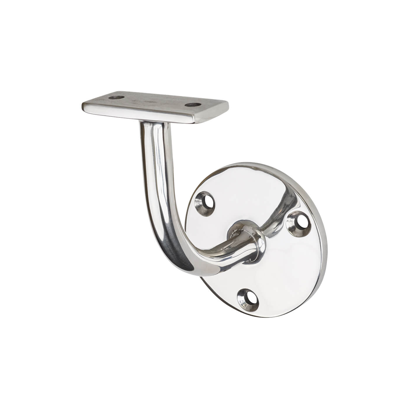 Handrail Bracket - 62mm Projection - Polished Stainless Steel - view 2