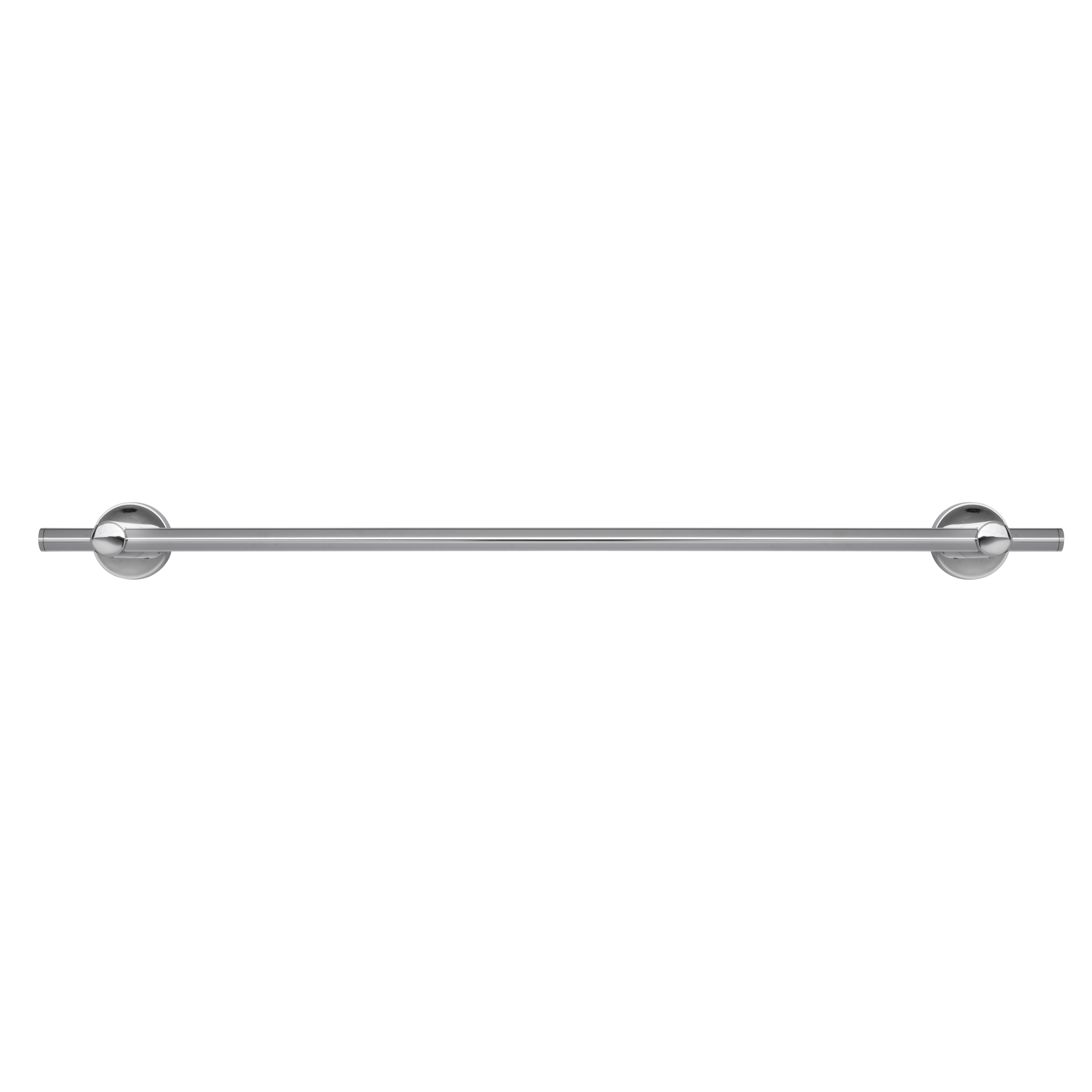 Epsom Flexi-Fix Round Towel Rail - 670 x 77.5 x 54mm - Polished Chrome - view 2