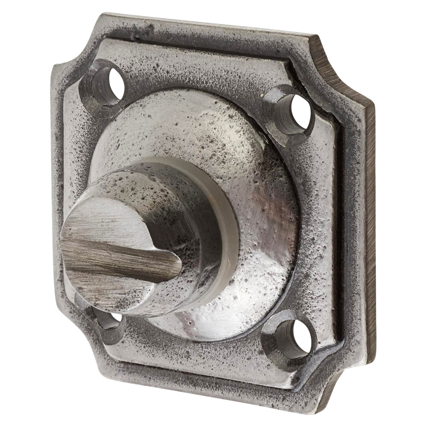 Bathroom Turn & Release - 52mm Diameter - Polished Iron - view 2