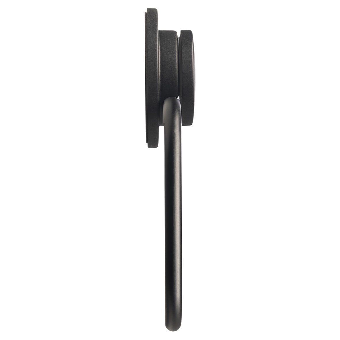 Stick 'N' Lock Toilet Roll Holder - 141 x 171 x 22mm - Matt Black - view 3