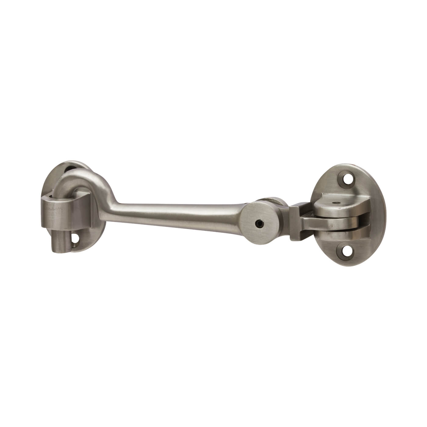 Heavy Duty Cabin Hook & Eye - 100mm Length - Satin Nickel - view 2