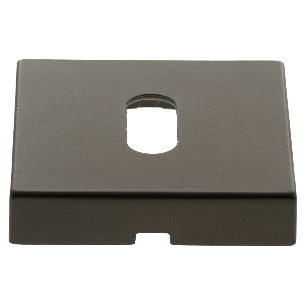 Forme Square Escutcheon - 50 x 50mm - Euro - Urban Dark Bronze - Pair - view 4