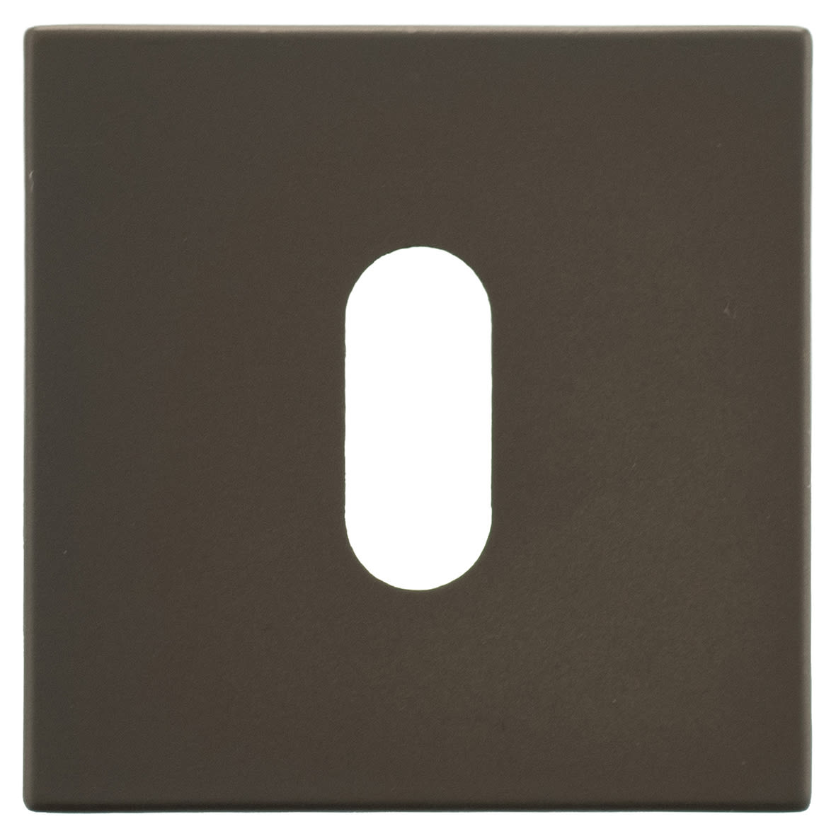 Forme Square Escutcheon - 50 x 50mm - Euro - Urban Dark Bronze - Pair - view 5