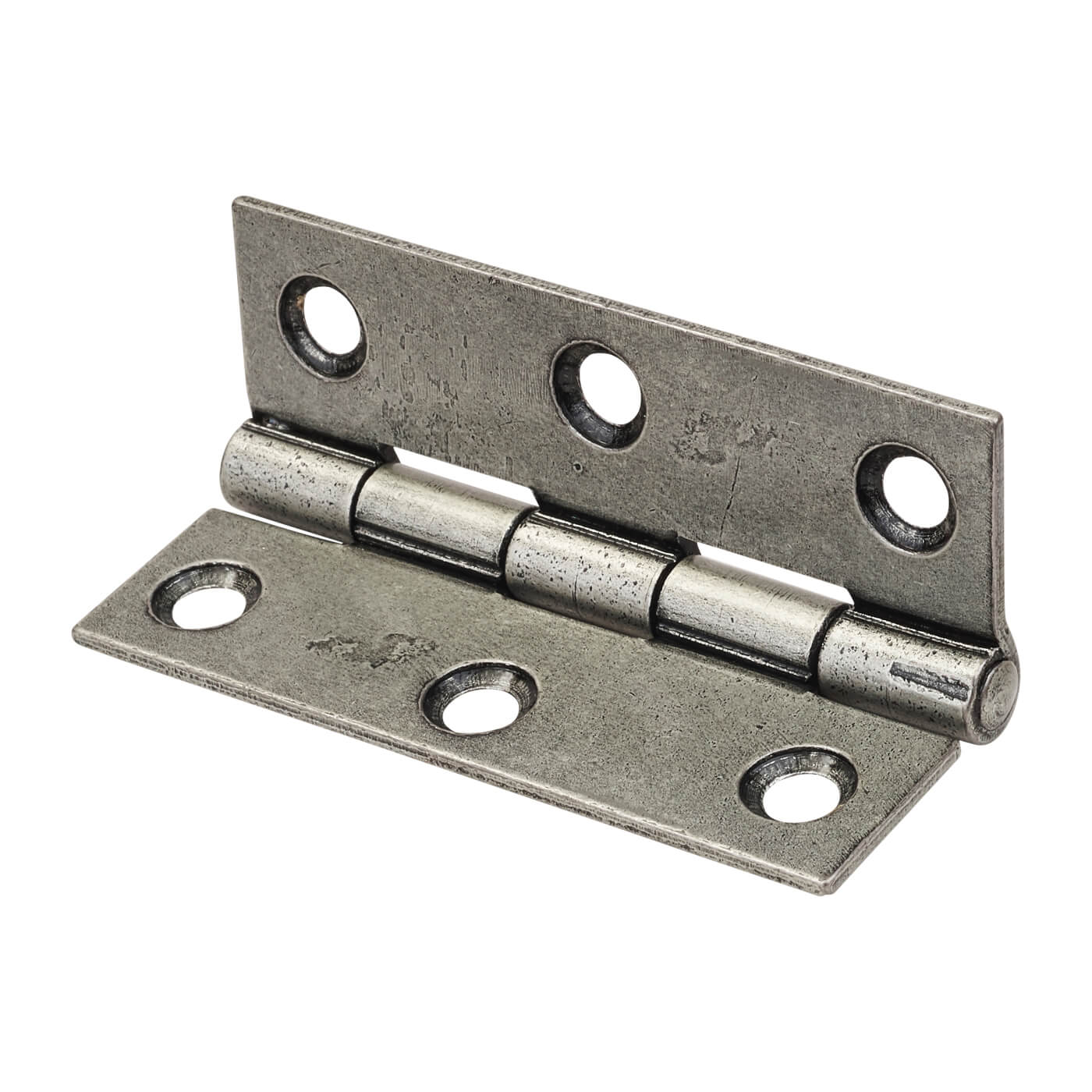 Butt Door Hinge - 76 x 51 x 1.5mm - Pewter - Pair - view 3