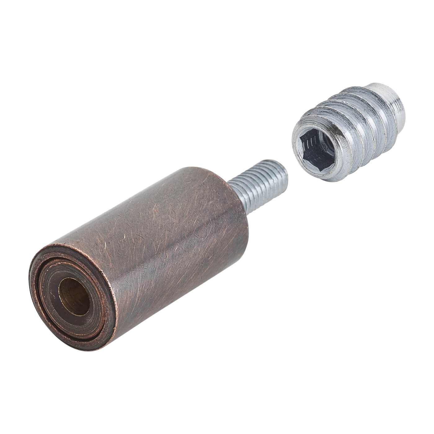 Bramah Rola Wooden Sash Window Stop - 31mm - Bronze - 2 Body + 4 Inserts - view 2