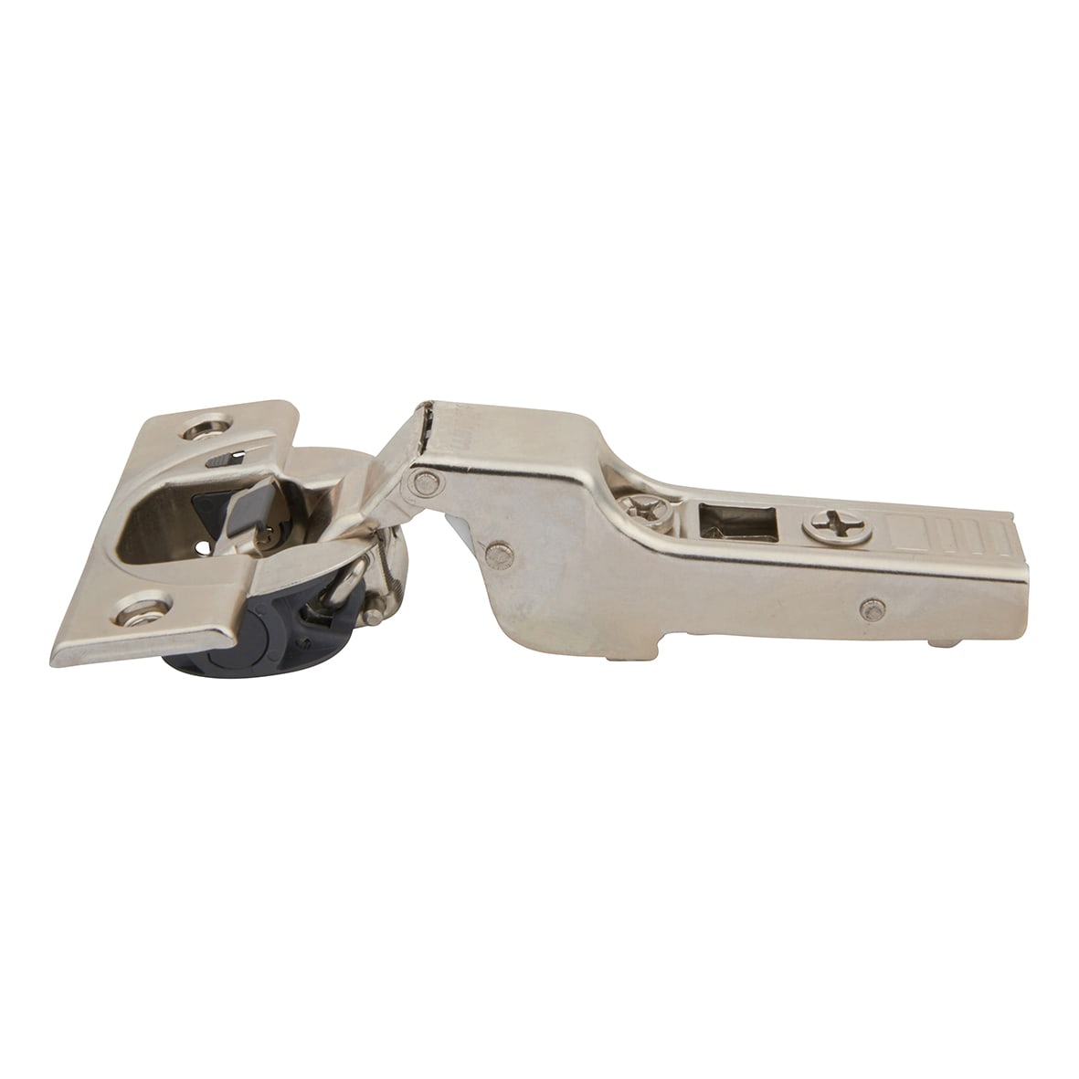 CLIP Top Soft Close Cabinet Hinge Pack with 0mm Mounting Plates - 110° - Half Overlay - Pair - view 3