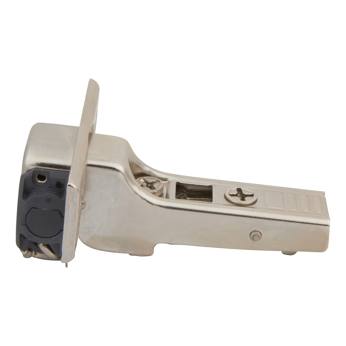 CLIP Top Soft Close Cabinet Hinge Pack with 0mm Mounting Plates - 110° - Half Overlay - Pair - view 4