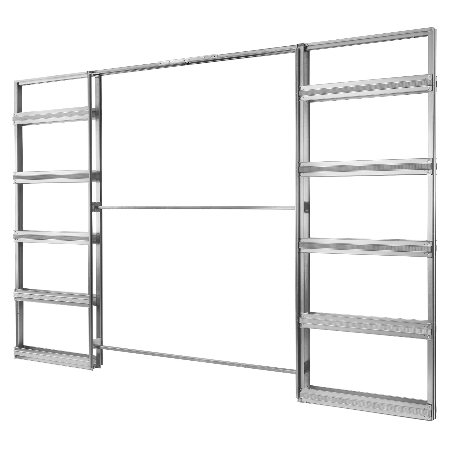 Double Pocket Door Kit - 115mm Finished Wall Thickness - 686 x 1981mm Door Size - view 3
