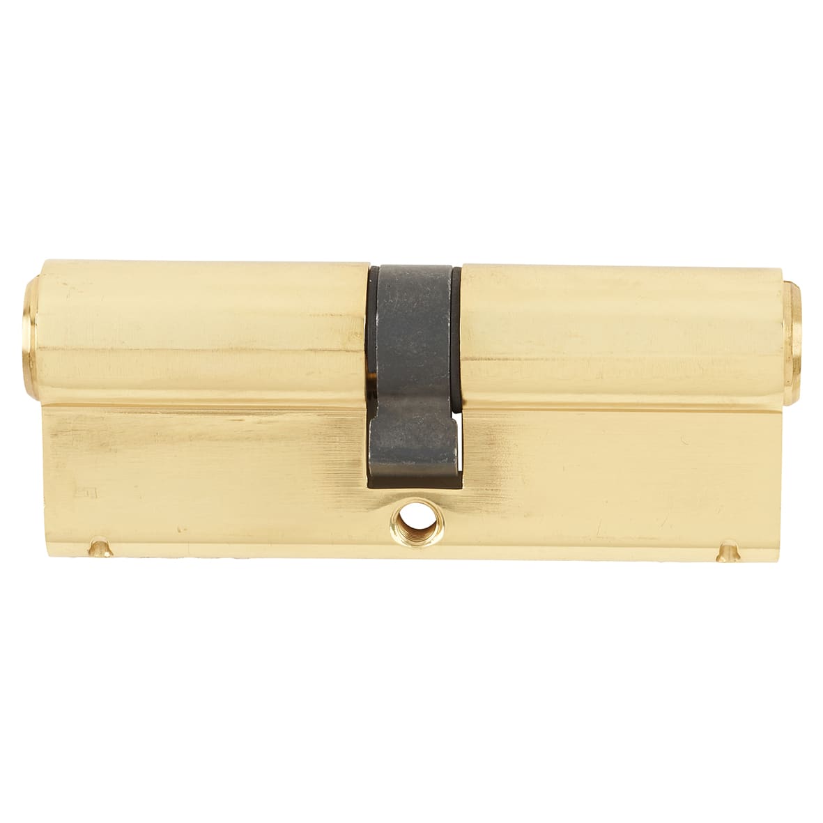 10 Pin 80mm Euro Double Cylinder - 40 + 40mm - Polished Brass - Keyed to Differ - view 2