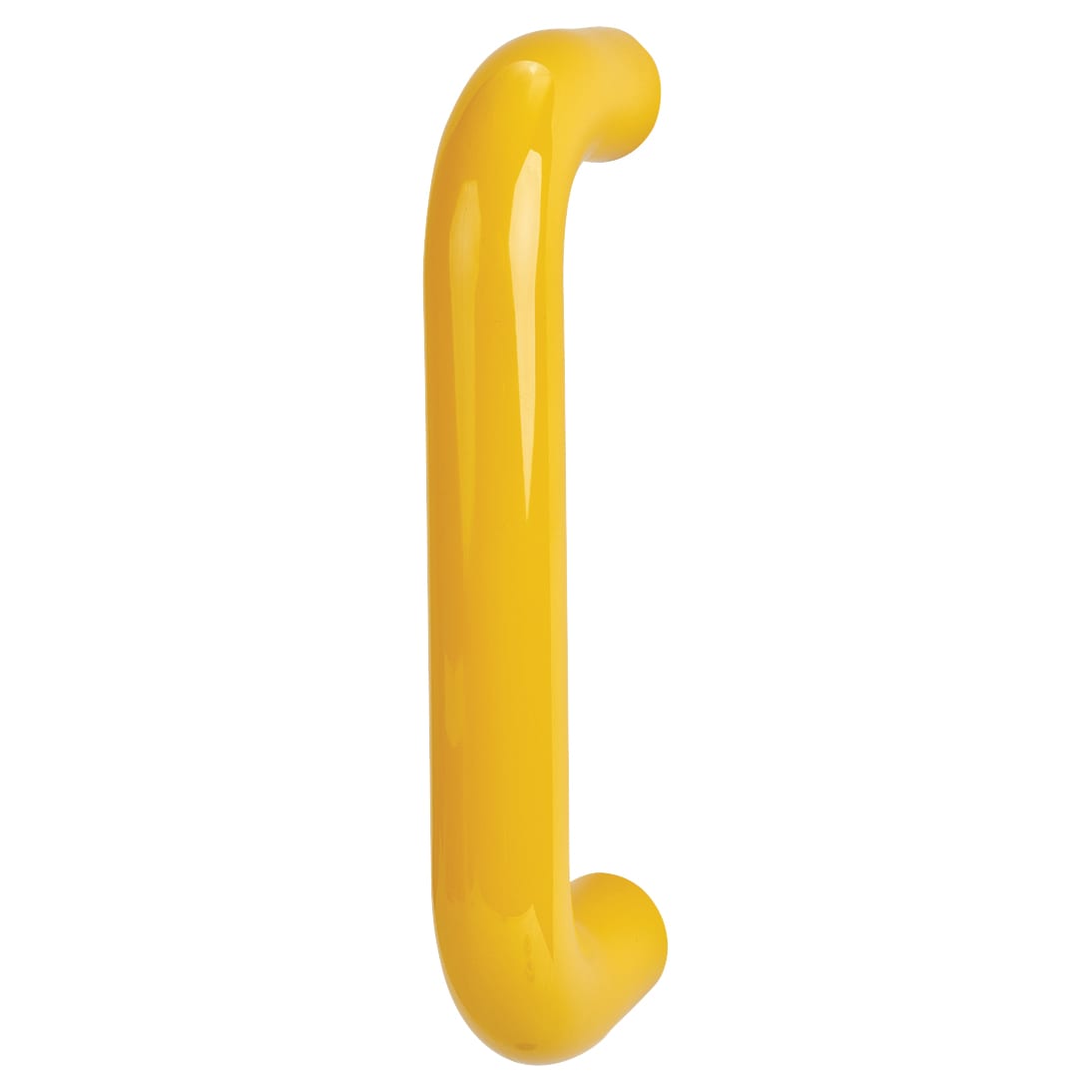 Golden Yellow Nylon D-Bar Door Pull Handle - Bolt Fix - 220mm c/c - view 2