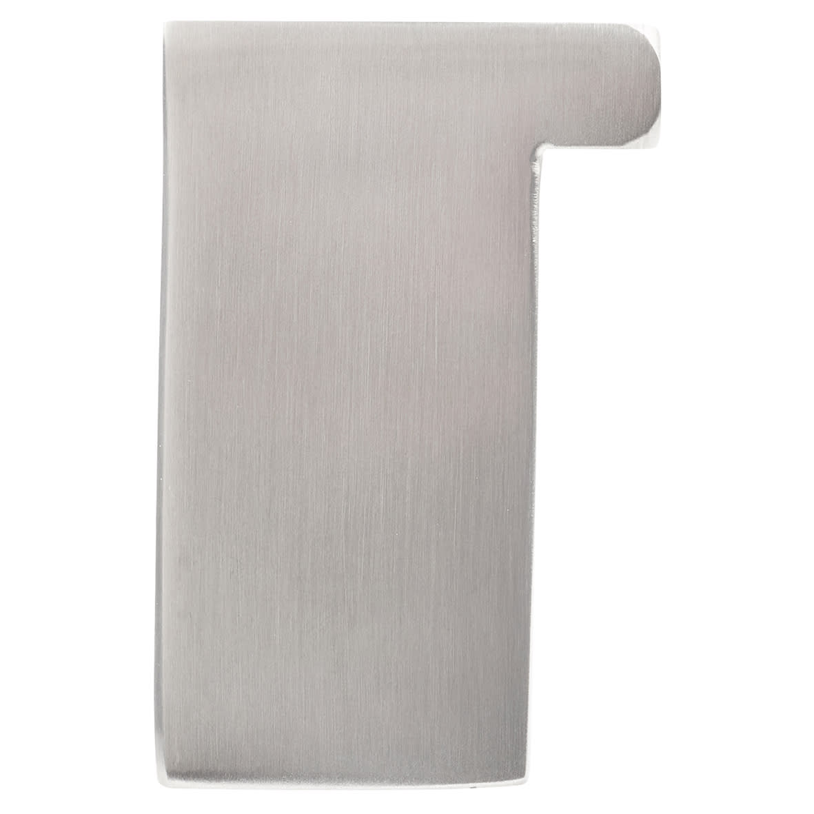 Contemporary Square Robe Hook - 68 x 60 x 40mm - Satin Stainless Steel - view 2