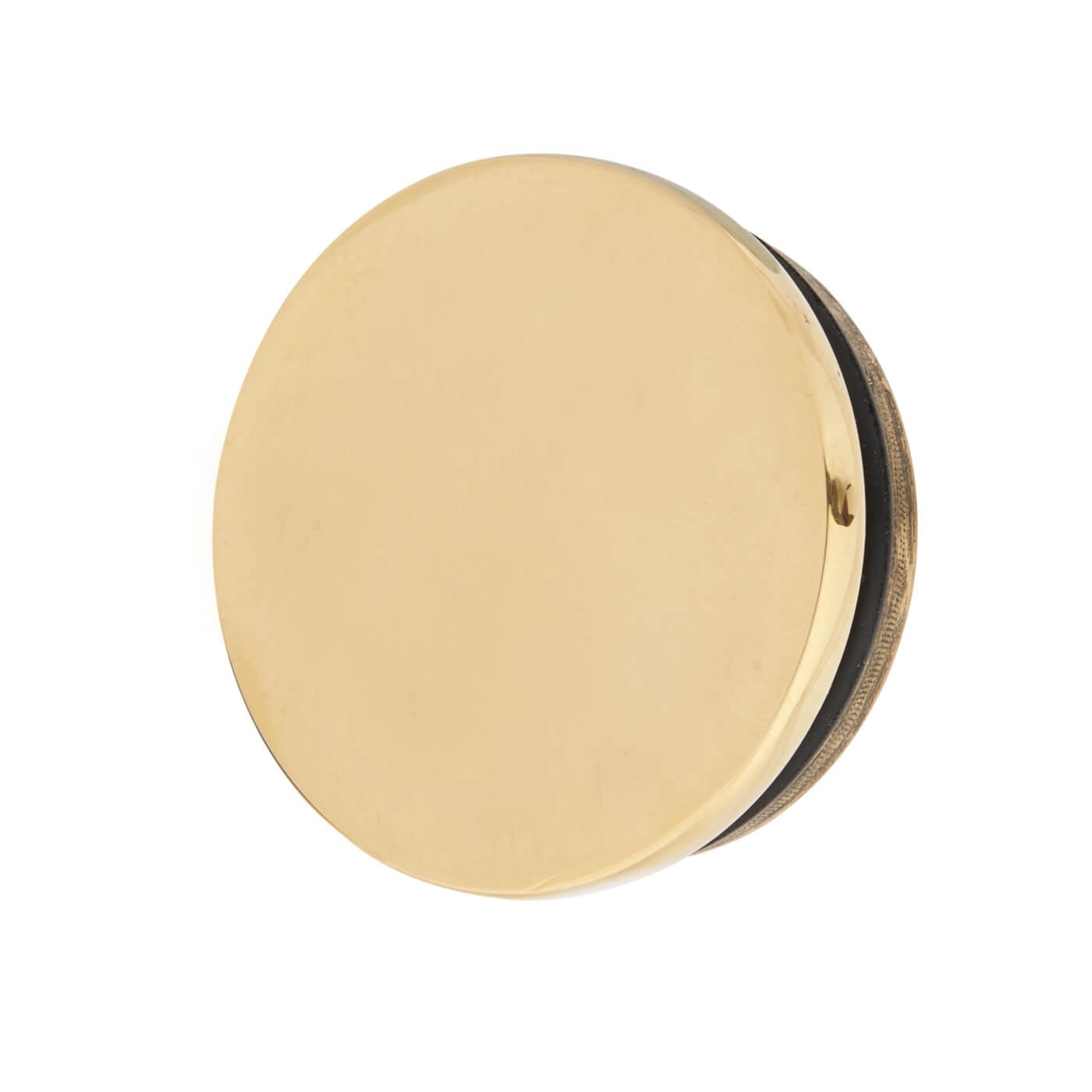 51mm Solid Brass Flat End Cap - Polished - view 2