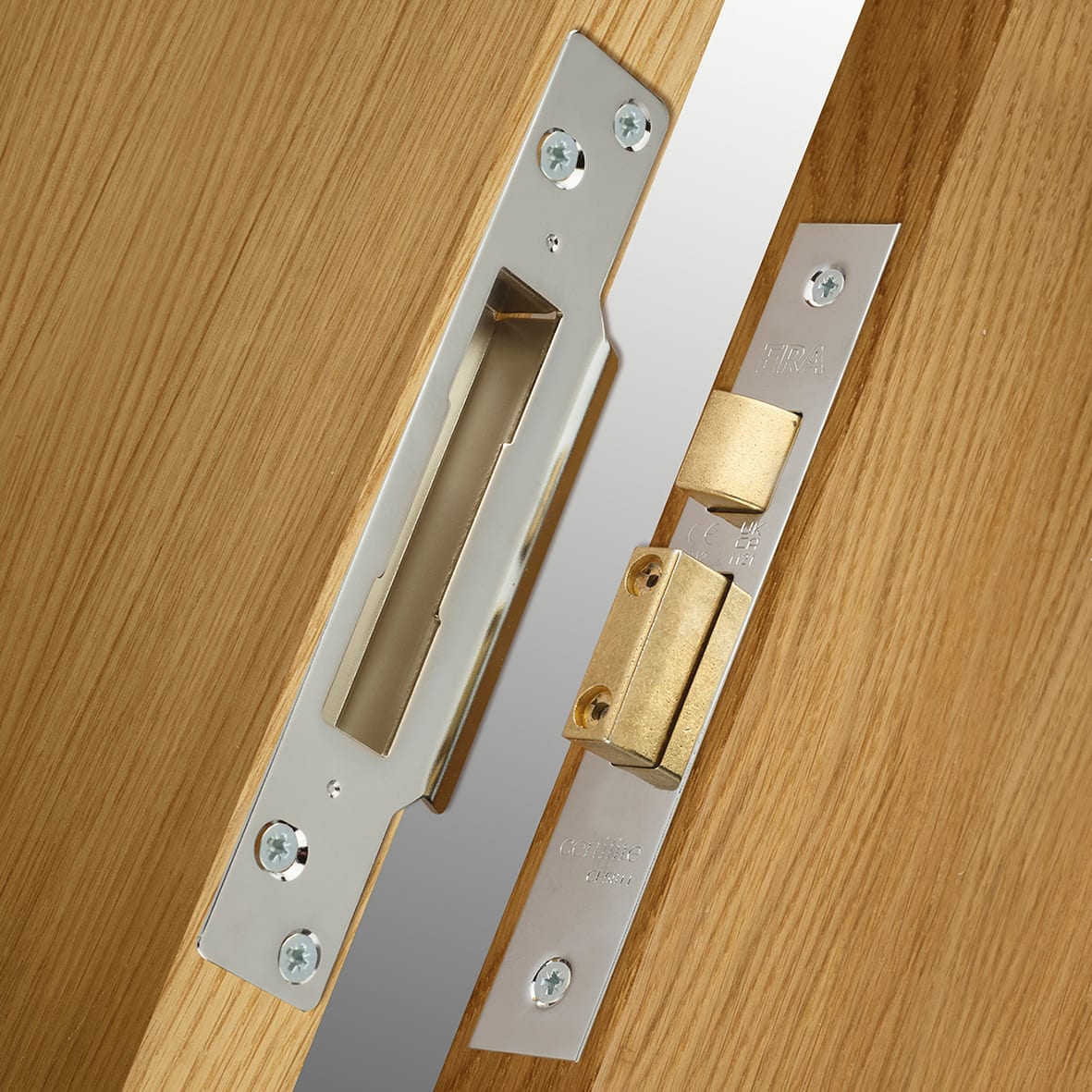 Viscount Bolt Through 5 Lever Sashlock - 64mm Case - 44mm Backset - Polished Chrome - view 4