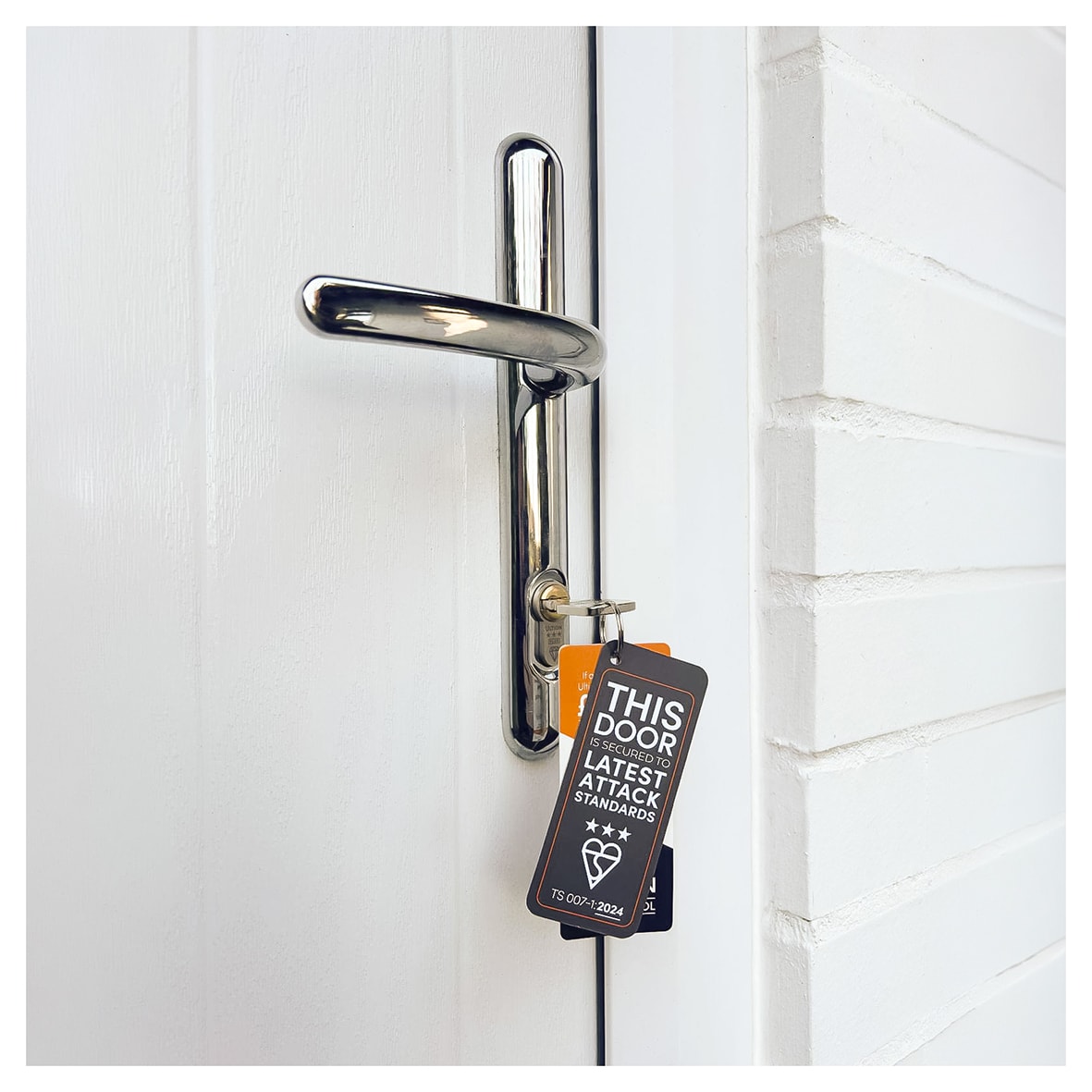 ALPS 3 Star PLUS Euro Double Cylinder - 50mm + 45mm - Satin Nickel/Brass - Keyed to Differ - view 4