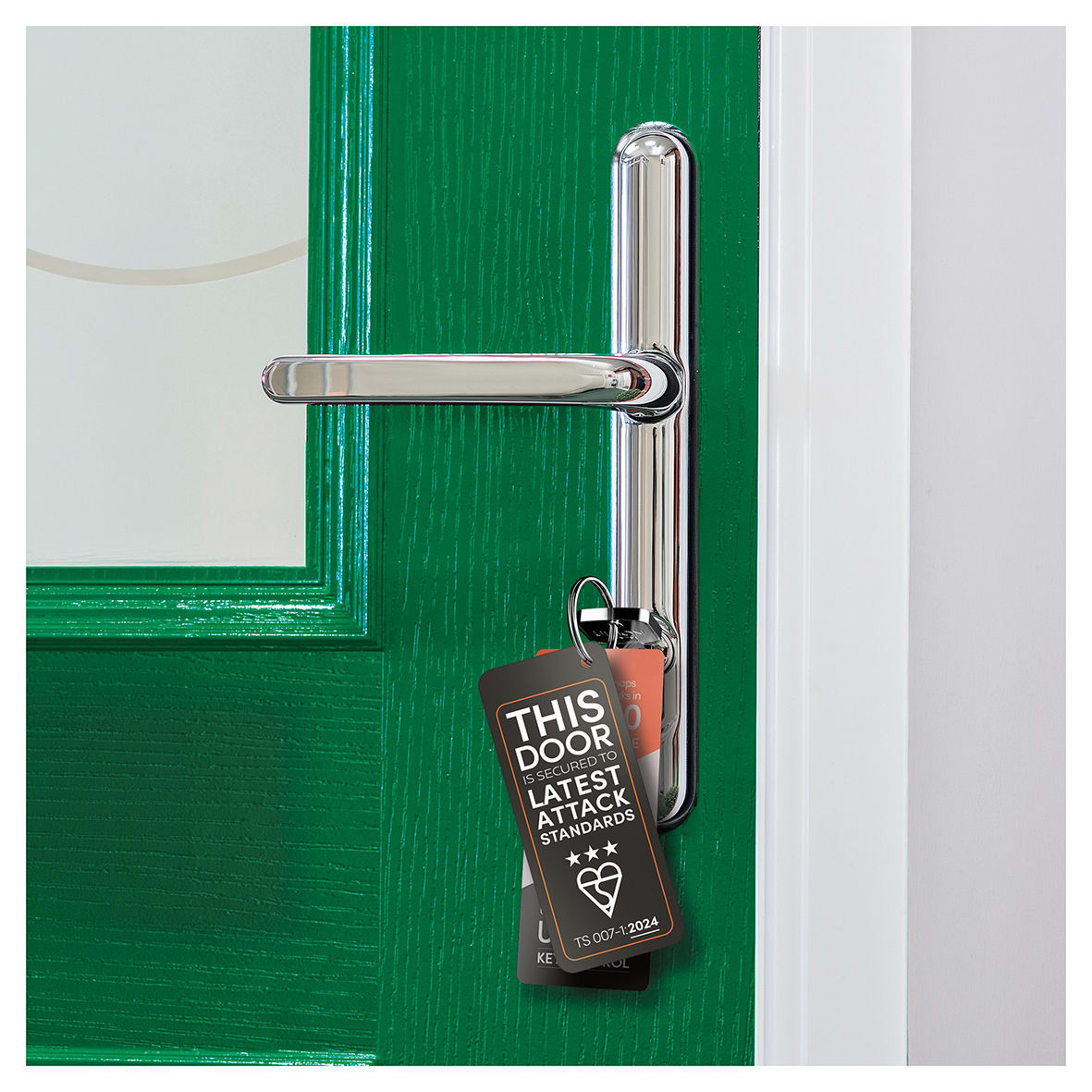 ALPS 3 Star PLUS Euro Double Cylinder - 50mm + 45mm - Satin Nickel/Brass - Keyed to Differ - view 6