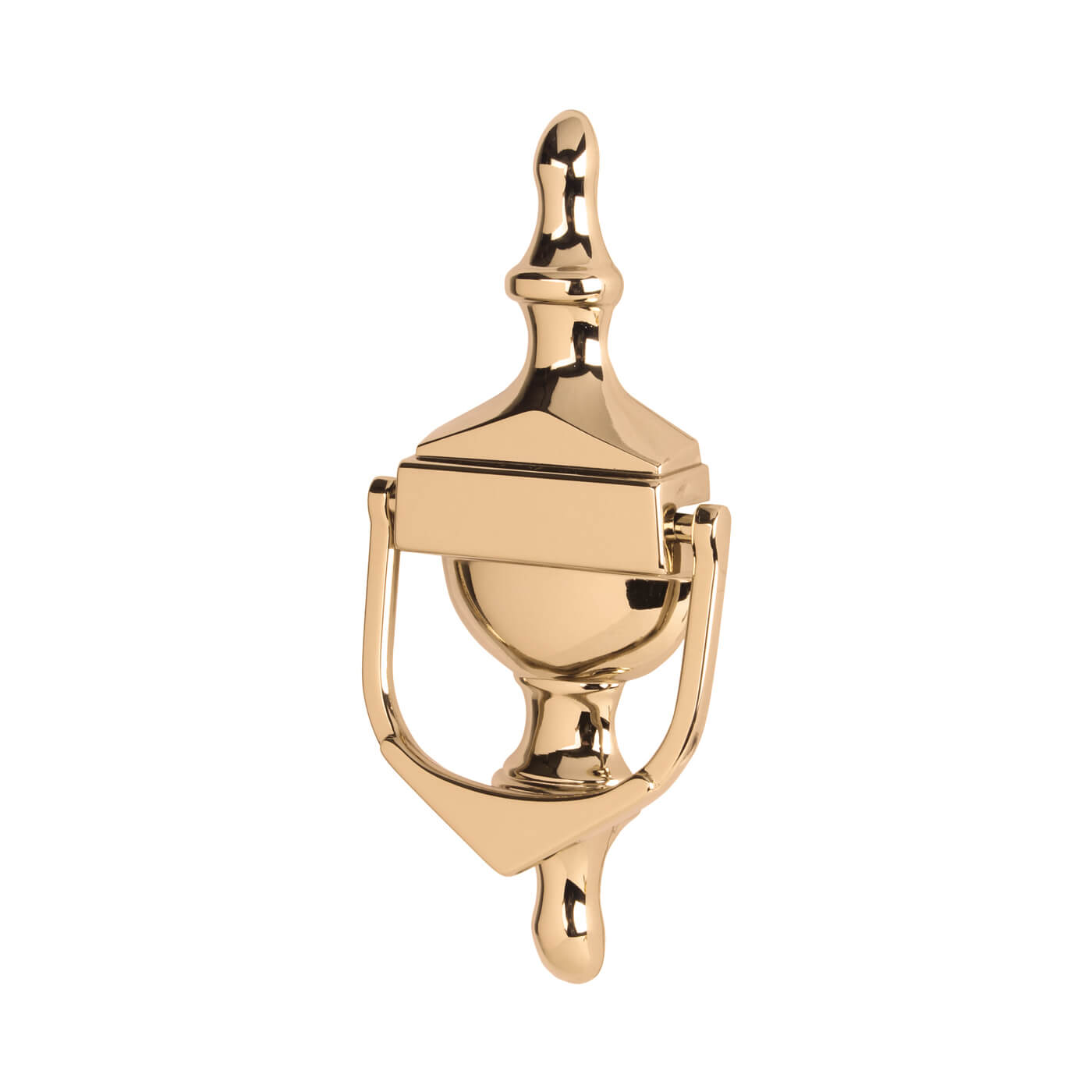 Victorian Urn Door Knocker - Hardex Gold - 162 x 76mm - view 2