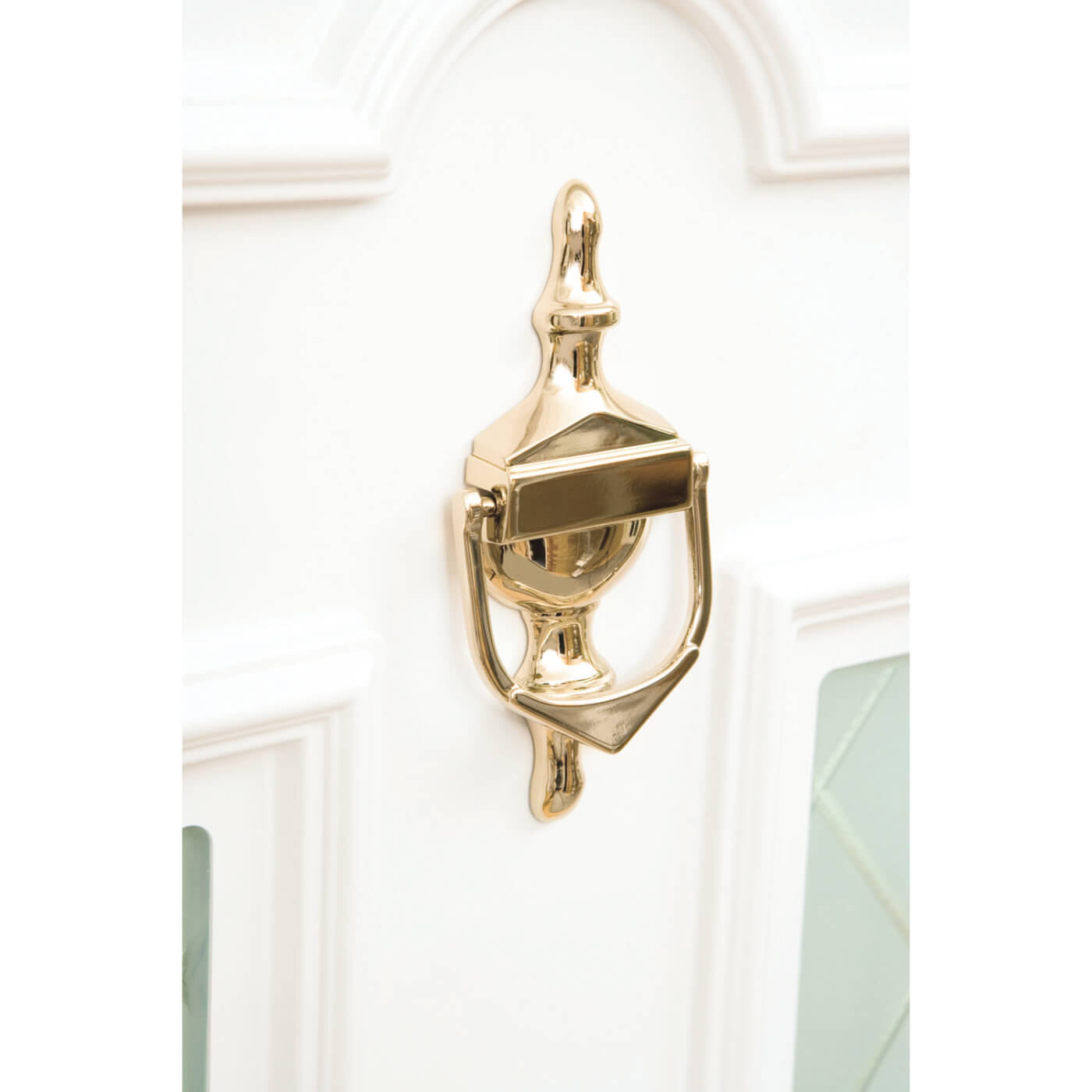 Victorian Urn Door Knocker - Hardex Gold - 162 x 76mm - view 3