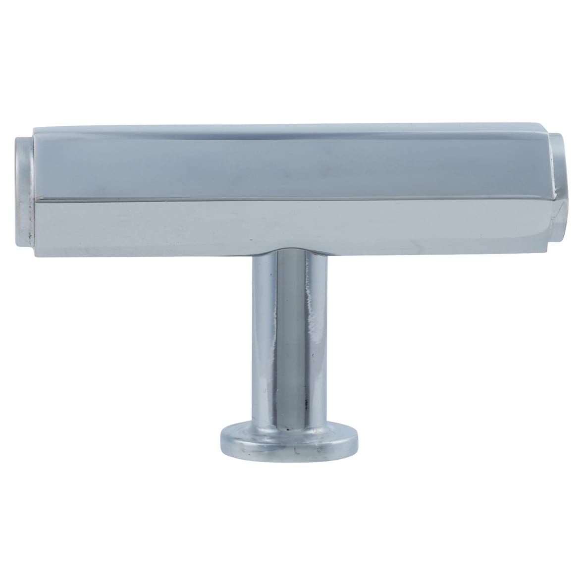 Vesper Hex 14mm T-Bar Cabinet Knob - 55 x 33mm - Polished Chrome - view 2